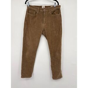 Flint and Tinder Tapered Fit Corduroy Pants Brown Men's Size 31x32